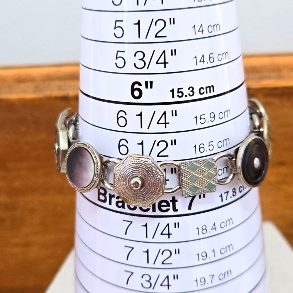 Vintage 1920s Kum-A-Part Cufflink Bracelet - Picture 5 of 5